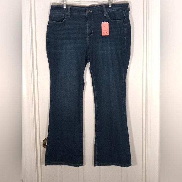 St. John's Bay Boot Cut Jeans - Picture 1 of 14